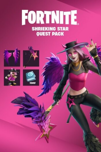 תמונה של Fortnite - חבילת משימות Shrieking Star + אתגר 1,000 V-Bucks