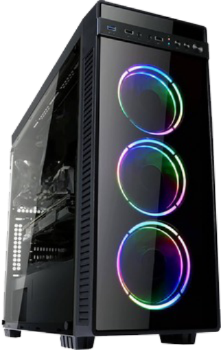תמונה של מחשב גיימינג H610 i5-12400F 8GB 500GB/SSD GTX1650  500W 80