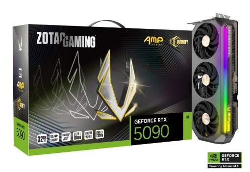 תמונה של כרטיס מסך – ZOTAC GAMING GeForce RTX 5090 AMP Extreme INFINITY