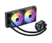 תמונה של קירור נוזלי כפול ANTEC VORTEX 240 LUM ARGB 260W TDP