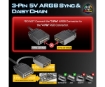 תמונה של תומך לכרטיסי מסך ANTEC GPU HOLDER ARGB Black