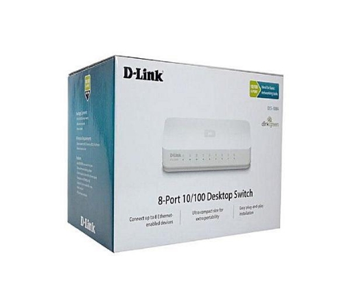 תמונה של סוויץ' D-LINK DGS-1008A 8 Port SOHO Switch 1G