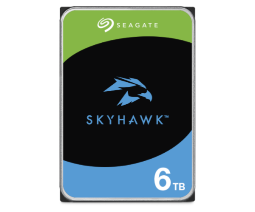 תמונה של דיסק פנימי Seagate SKYHAWK 6TB 3.5 5400RPM 256MB Cache
