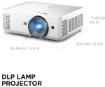 תמונה של מקרן ViewSonic PX704HD Lamp 4,000 Lumens FHD 2XHDMI Speakers