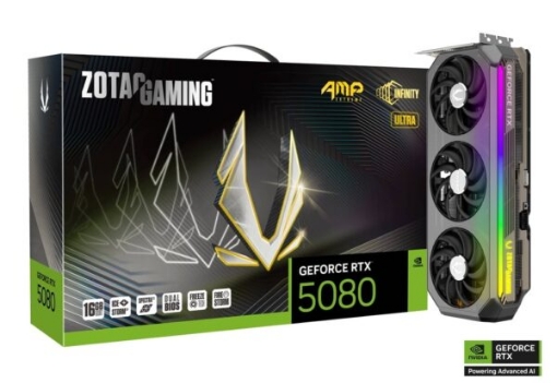 תמונה של ZOTAC GAMING GeForce RTX 5080 AMP Extreme INFINITY ULTRA